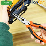 80pcs Multi Purpose Hand Tool Kit - Black & Orange, Carbon Steel Hardware Tools, Screwdriver, Socket Set, Wrench, Pliers, Complete Home & Office Repair Kit with Solid Storage Box