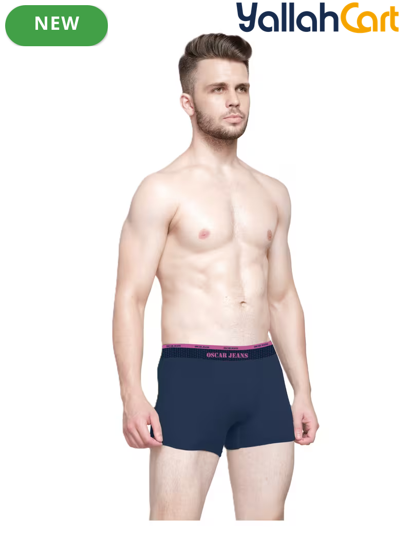 Pack Men's Modal Boxer Trunks - Opulent Black/Stormy Gray/True Navy, Premium Modal Lycra Blend, Seamless Stretch, Ultralight Moisture-Wicking Breathable Underwear, Athletic Sports Performance