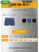 Pack Men's Modal Boxer Trunks - Opulent Black/Stormy Gray/True Navy, Premium Modal Lycra Blend, Seamless Stretch, Ultralight Moisture-Wicking Breathable Underwear, Athletic Sports Performance