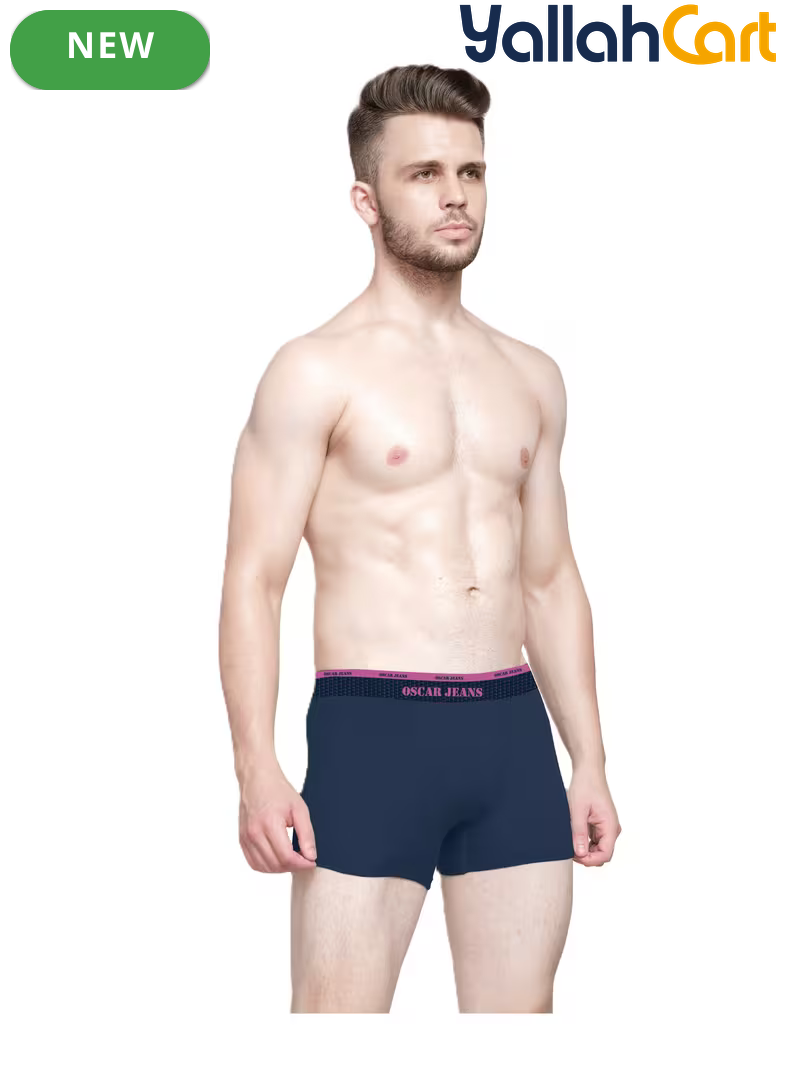 Pack Men's Modal Boxer Trunks - Opulent Black/Stormy Gray/True Navy, Premium Modal Lycra Blend, Seamless Stretch, Ultralight Moisture-Wicking Breathable Underwear, Athletic Sports Performance