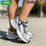 Desai Women's Chunky Sneakers – Breathable Mesh Lace-Up Walking Shoes
