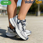 Desai Women's Chunky Sneakers – Breathable Mesh Lace-Up Walking Shoes