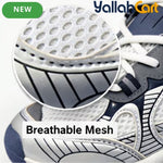 Desai Women's Chunky Sneakers – Breathable Mesh Lace-Up Walking Shoes