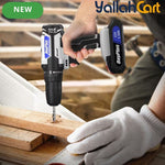 Cordless Drill Rechargeable - Blue/White, LED Light, Variable Speed, Two-Speed Adjustable Electric Drill, Rechargeable Battery, Cordless Design, Power Drill for Wood Drilling, Home Renovation And DIY Projects