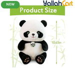 30CM Panda Plush Toy - Black & White Soft Stuffed Animal, Cute Mom & Baby Panda Bear Plushie, Cuddly Panda Toy for Kids, Boys & Girls, Bedroom, Nursery & Home Decor