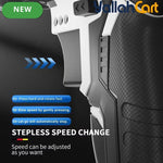 Cordless Drill Rechargeable - Blue/White, LED Light, Variable Speed, Two-Speed Adjustable Electric Drill, Rechargeable Battery, Cordless Design, Power Drill for Wood Drilling, Home Renovation And DIY Projects