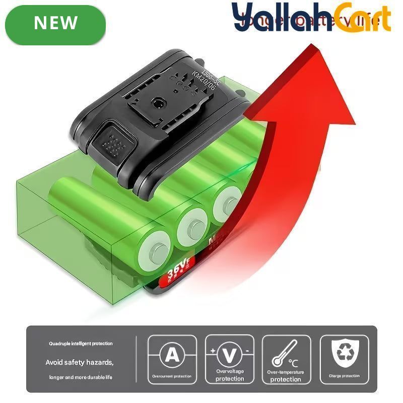 Upgrade 36V Electric Drill - Black And Red, 2pcs Batteries, Multifunctional Impact Cordless Drill, Wireless Hand Drill, Home Electric Power Tool, Complete Drill Kit With Accessories