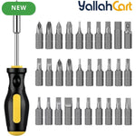 108pcs Household And Automotive Tool Set - Black/Yellow, Home And Car Repair Hand Tools Kit, Complete Mechanic Tool Set with Portable Toolbox Organizer, Wrenches, Screwdrivers, Pliers And Accessories