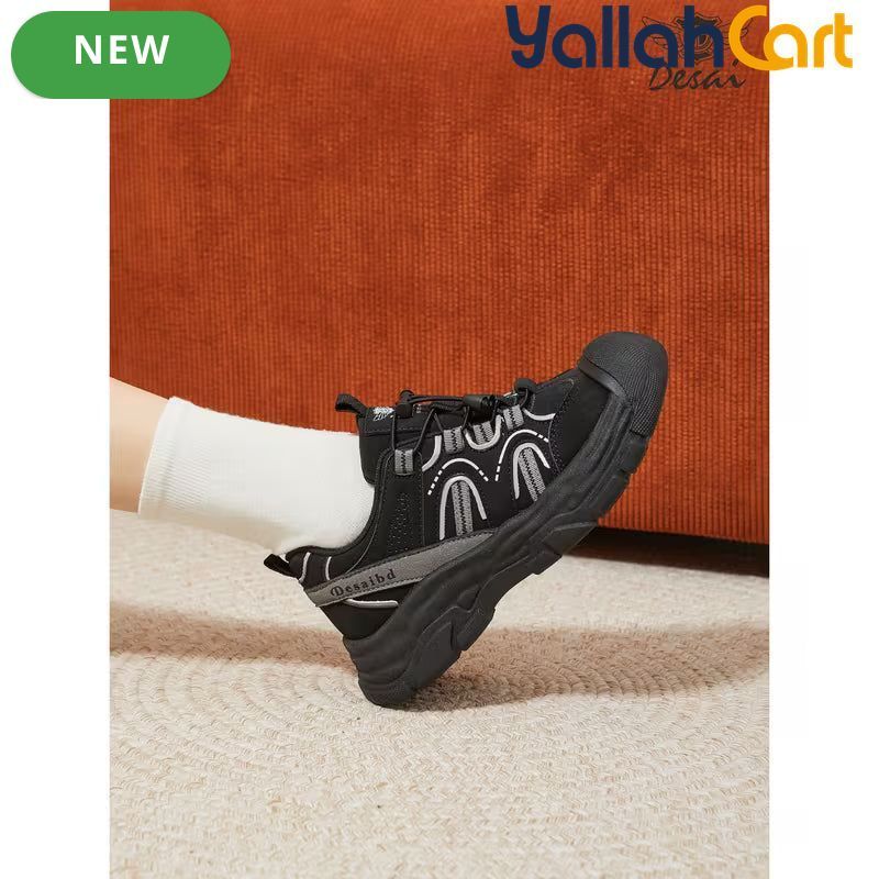 Desai Women's Comfortable Summer Sneakers – Lightweight Airy Platform Shoes