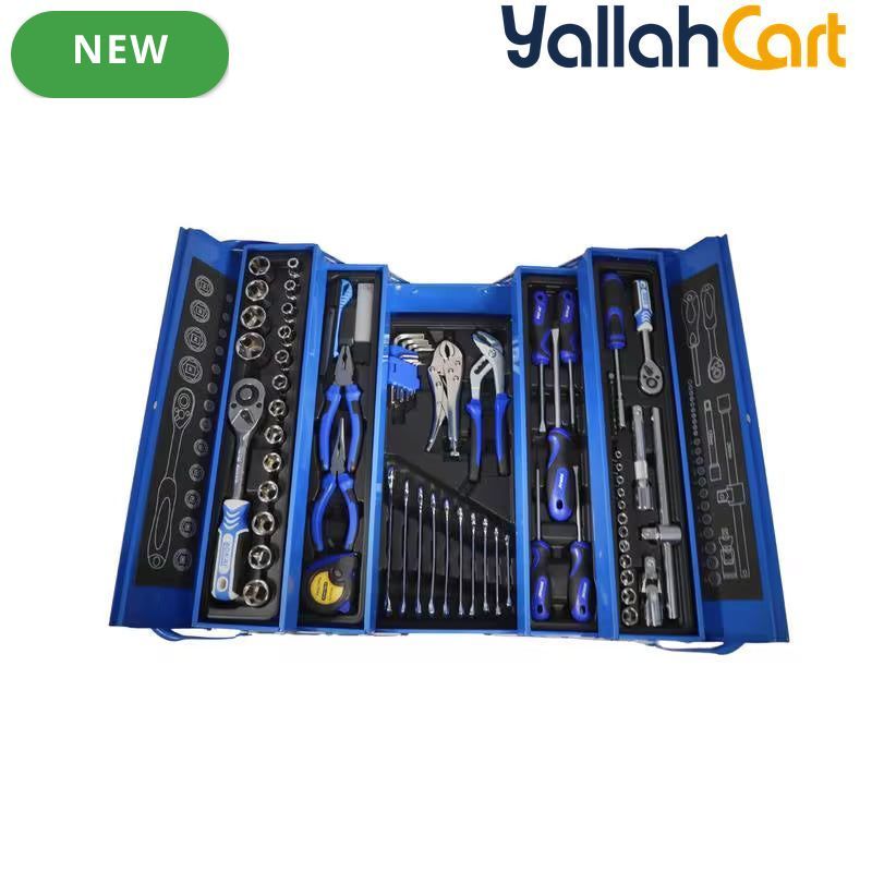 BONAI 85-Piece Socket Wrench Set - Blue/Black BN-HK76, Comprehensive Ratchet Tool Kit, Socket Set, Hand Tools for Automotive Repair, Home Maintenance, Workshop & DIY Projects