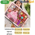 Large Princess Doll Playset - Pink 46CM Fashion Doll with Gift Box & Dressing Accessories, Pretend Play Set for Children, Princess Dress-Up Doll Toy, Birthday & Holiday Gift