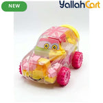 28pcs Kids Building Block Car Toy - Multicolor Transparent Cartoon Vehicle with Colorful Bricks, Educational STEM Construction Toy for Boys & Girls, Creative Building & Assembly Game