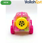 28pcs Kids Building Block Car Toy - Multicolor Transparent Cartoon Vehicle with Colorful Bricks, Educational STEM Construction Toy for Boys & Girls, Creative Building & Assembly Game