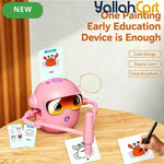 Intelligent Voice Painting Robot - Multicolor Montessori Voice Interactive Educational Painting Toy with 100 Drawing Cards, Creative Learning Activity for Kids Ages 3-12, Birthday & Christmas Gift for Boys & Girls