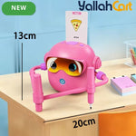 Intelligent Voice Painting Robot - Multicolor Montessori Voice Interactive Educational Painting Toy with 100 Drawing Cards, Creative Learning Activity for Kids Ages 3-12, Birthday & Christmas Gift for Boys & Girls