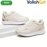 Desai Women's Lightweight Mesh Sneakers – Breathable Soft-Sole Running & Walking Shoes