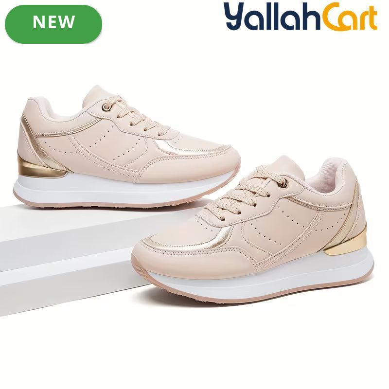 Desai Women's Lightweight Mesh Sneakers – Breathable Soft-Sole Running & Walking Shoes