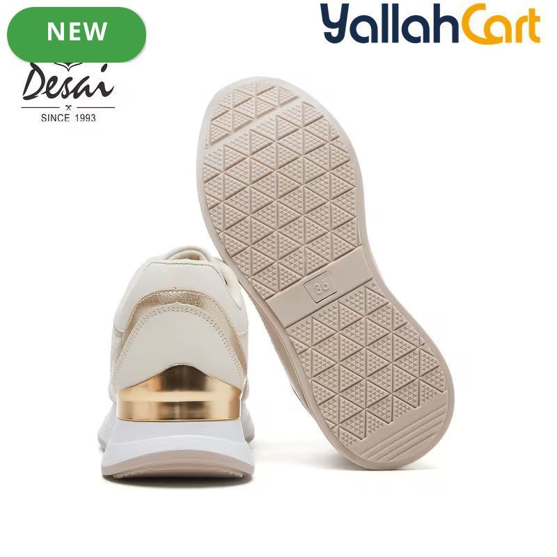 Desai Women's Lightweight Mesh Sneakers – Breathable Soft-Sole Running & Walking Shoes