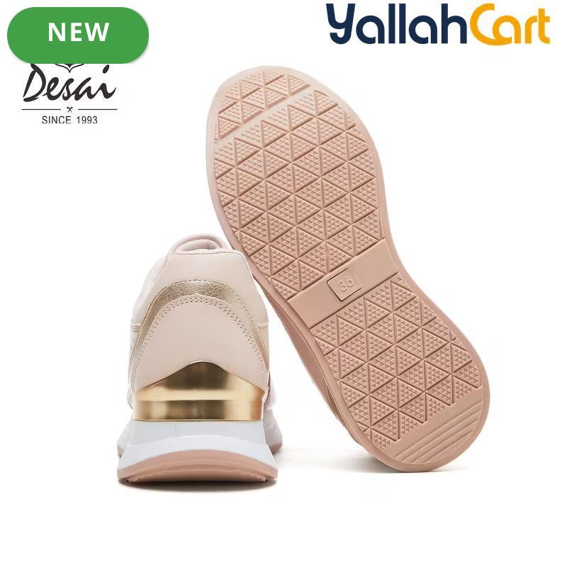 Desai Women's Lightweight Mesh Sneakers – Breathable Soft-Sole Running & Walking Shoes