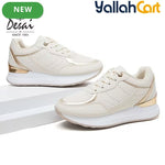 Desai Women's Lightweight Mesh Sneakers – Breathable Soft-Sole Running & Walking Shoes