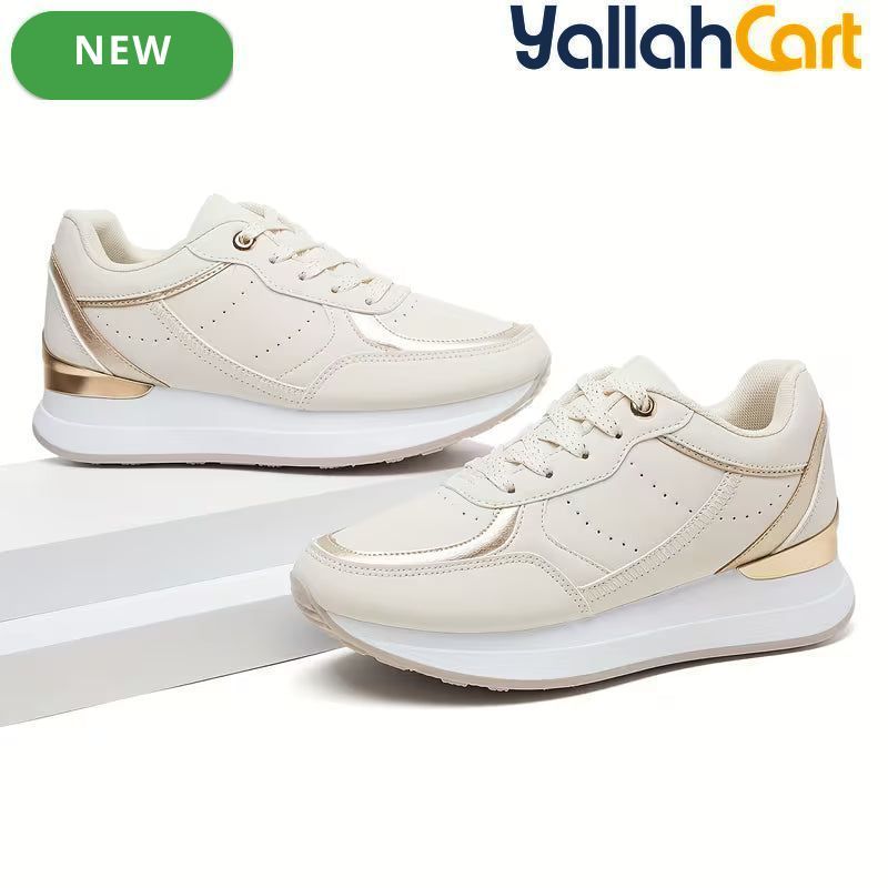 Desai Women's Lightweight Mesh Sneakers – Breathable Soft-Sole Running & Walking Shoes