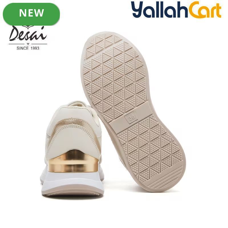 Desai Women's Lightweight Mesh Sneakers – Breathable Soft-Sole Running & Walking Shoes