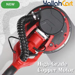 800W Drywall Sander - Red/Black, Electric Drywall Sander with Vacuum Dust Collection, LED Light, Variable Speed 800-1800RPM, Foldable & Extendable Handle, 50pcs Sandpaper Set