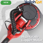 800W Drywall Sander - Red/Black, Electric Drywall Sander with Vacuum Dust Collection, LED Light, Variable Speed 800-1800RPM, Foldable & Extendable Handle, 50pcs Sandpaper Set