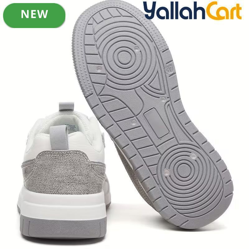Desai Women's Lightweight Slip-On Sneakers – Breathable Flat-Sole Casual Shoes