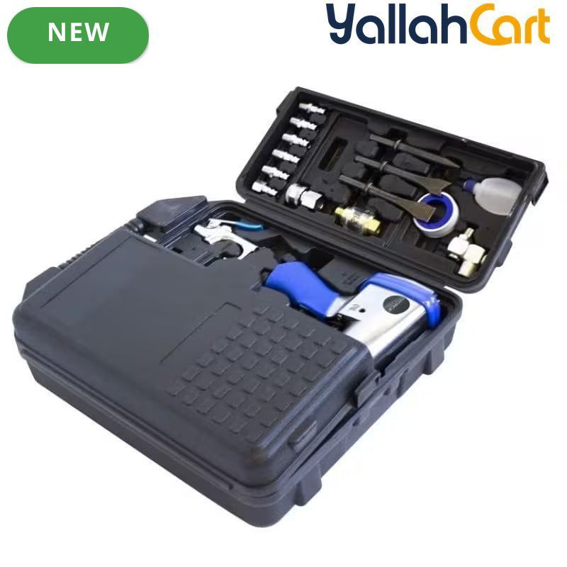 50pcs Household Hand Tool Set - Blue/Black, Comprehensive Tool Kit with Accessories, Screwdrivers, Wrenches, Pliers, Repair Tools, Portable Plastic Storage Case for Home, DIY & Maintenance