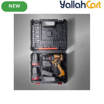 24V Cordless Drill Driver - Black/Yellow, BN-HK117, 2-Speed 350-1350RPM, Adjustable Torque, 3/8" Keyless Chuck, Rechargeable Lithium Battery, 21pcs Drill Bit & Socket Set, Carrying Case for Home DIY, Wood, Plastic & Light Metal
