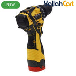 24V Cordless Drill Driver - Black/Yellow, BN-HK117, 2-Speed 350-1350RPM, Adjustable Torque, 3/8" Keyless Chuck, Rechargeable Lithium Battery, 21pcs Drill Bit & Socket Set, Carrying Case for Home DIY, Wood, Plastic & Light Metal