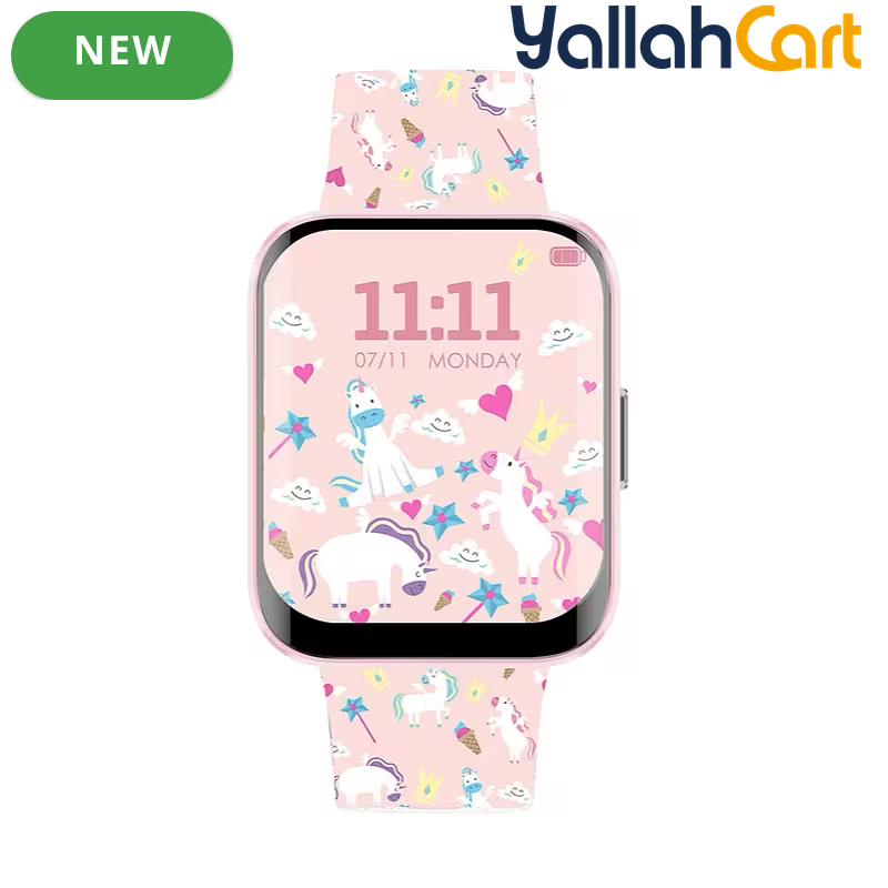 Kids' Magical Unicorn Smartwatch - Pink Fitness Tracker, Children’s Digital Watch with Unicorn Design, Fun Activity Tracker for Kids, Stylish Wearable Gift for Girls & Boys