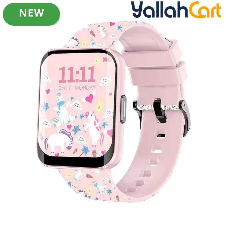 Kids' Magical Unicorn Smartwatch - Pink Fitness Tracker, Children’s Digital Watch with Unicorn Design, Fun Activity Tracker for Kids, Stylish Wearable Gift for Girls & Boys
