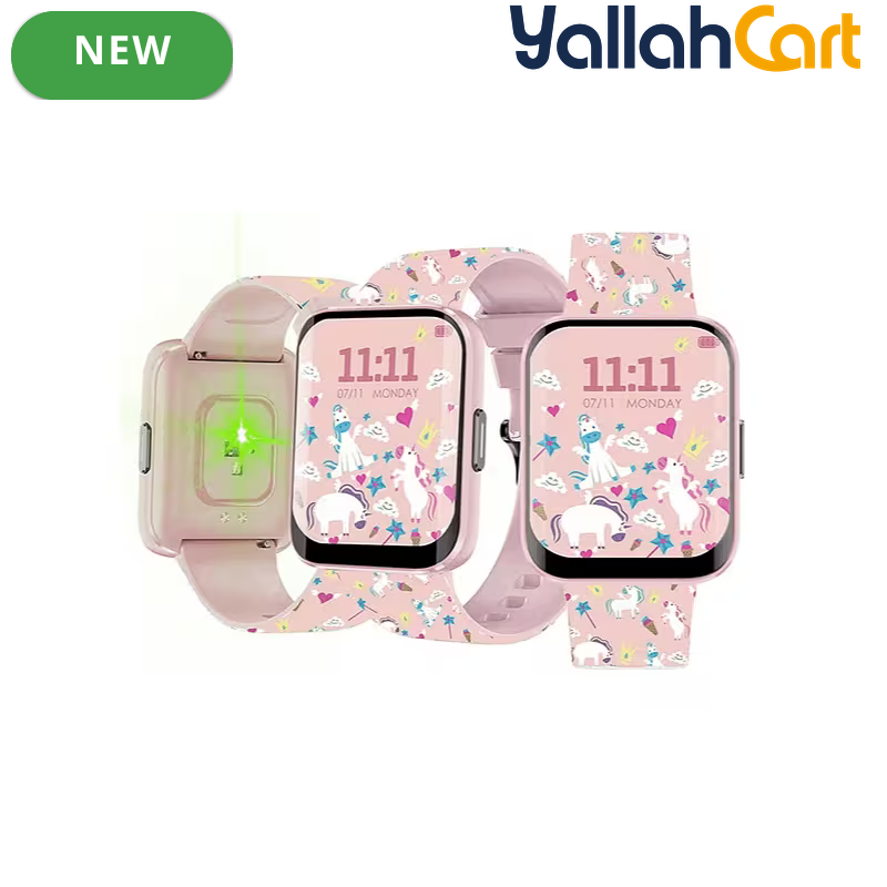 Kids' Magical Unicorn Smartwatch - Pink Fitness Tracker, Children’s Digital Watch with Unicorn Design, Fun Activity Tracker for Kids, Stylish Wearable Gift for Girls & Boys