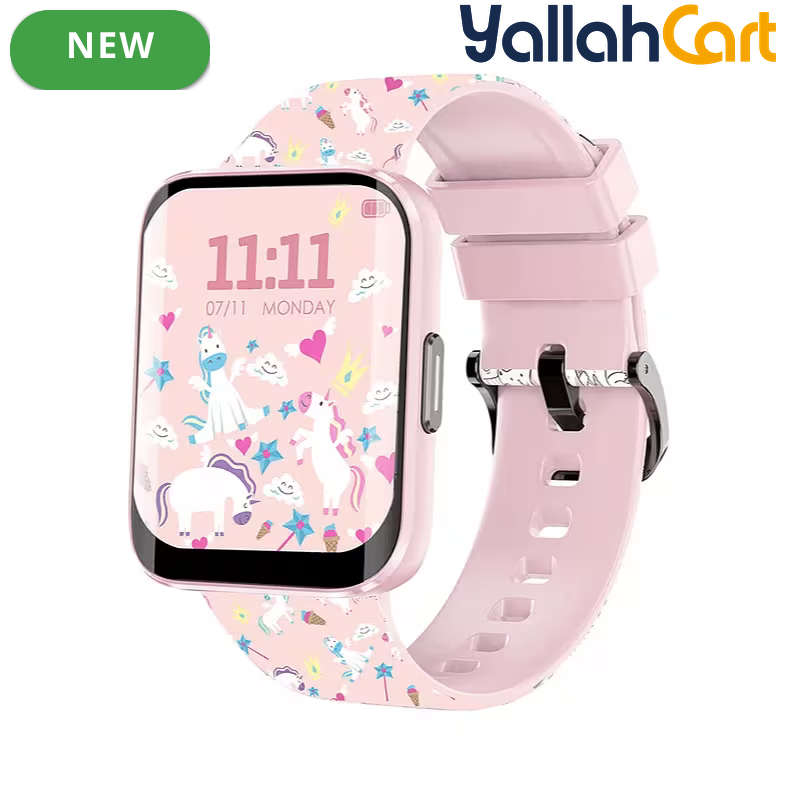 Kids' Magical Unicorn Smartwatch - Pink Fitness Tracker, Children’s Digital Watch with Unicorn Design, Fun Activity Tracker for Kids, Stylish Wearable Gift for Girls & Boys