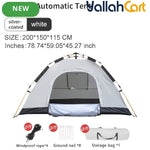 Automatic Quick-Open Camping Tent – Silver-Coated Sunshade for Outdoor & Picnic Use