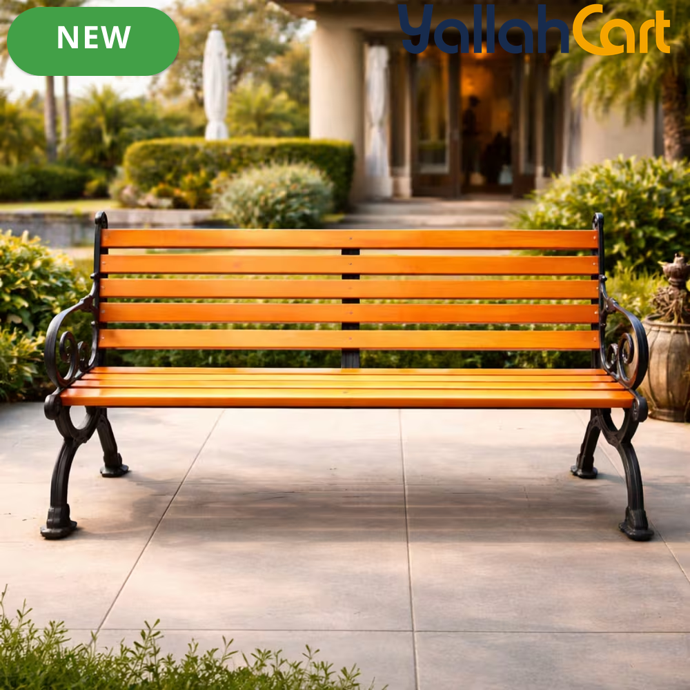 Weather-Resistant Wooden Outdoor Bench