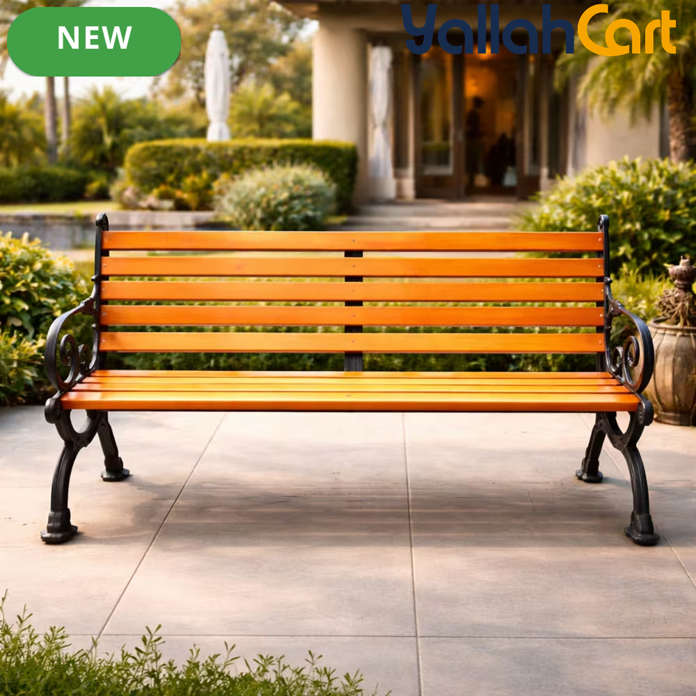 Weather-Resistant Wooden Outdoor Bench