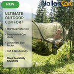 Quick-Release Hanging Mosquito Net – Nylon Outdoor Camping Net for Hammocks & Hanging Chairs