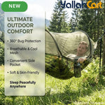 Quick-Release Hanging Mosquito Net – Nylon Outdoor Camping Net for Hammocks & Hanging Chairs