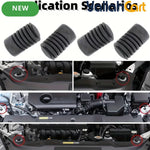 4 Pieces Universal Anti Vibration Rubber Pads 0.59 Inch Hole