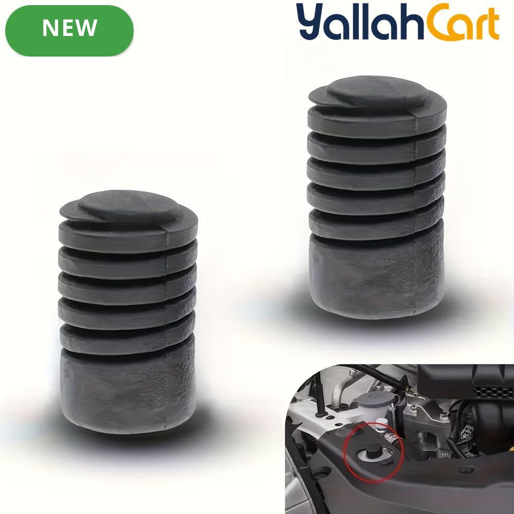 4 Pieces Universal Anti Vibration Rubber Pads 0.59 Inch Hole