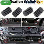 4 Pieces Universal Anti Vibration Rubber Pads 0.59 Inch Hole