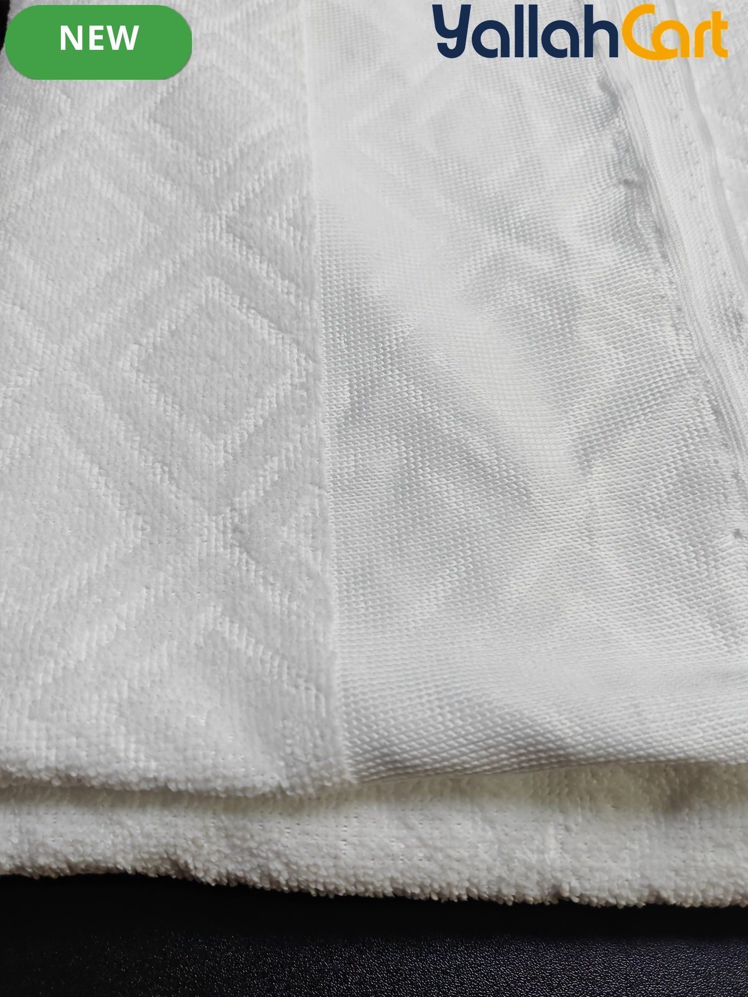 Men’s Traditional Ihram Prayer Shawl Set – 2-Piece Cotton Pilgrimage Towel with Storage Bag & Pins (Eid Edition)