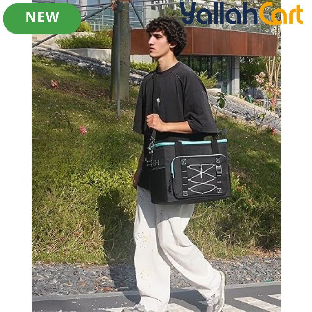 Large Reusable Insulated Cooler Bag – Portable Soft Cooler for Camping, Beach & Travel