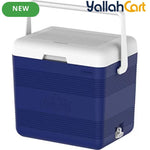 Deluxe 25L Plastic Cooler Icebox – Portable Insulated Cold Storage Box