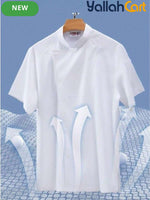 Unisex Short-Sleeve Chef Jacket – Breathable Mesh Back Uniform with Utility Pocket Design