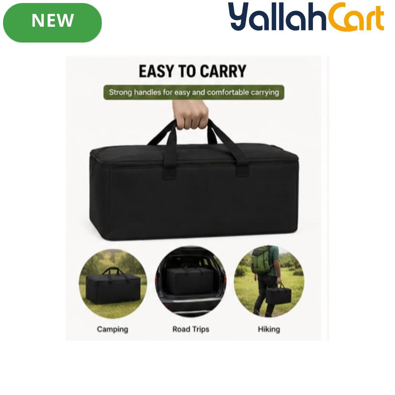 Portable Camping Cookware Storage Bag – Travel Organizer with Carry Handle