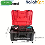 All-in-One Brushless Cordless Power Tool Combo Kit - Blue, 21V 4.0Ah Lithium-Ion Battery, Multi-Functional Woodworking Power Tools, Storage Tool Box, Home DIY & Garden Maintenance Set